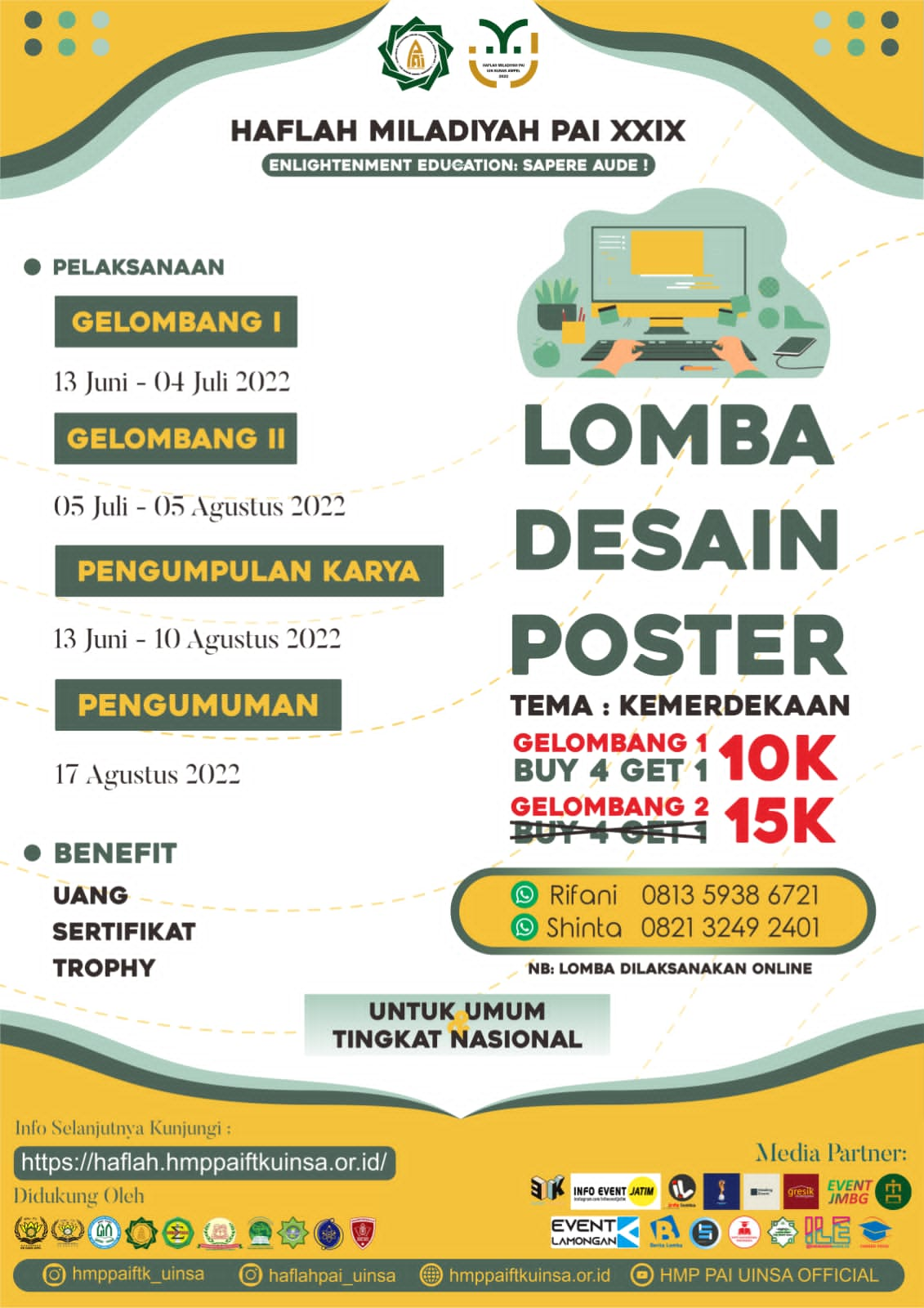 Lomba Desain Poster Kemerdekaan 2022 Planbeid